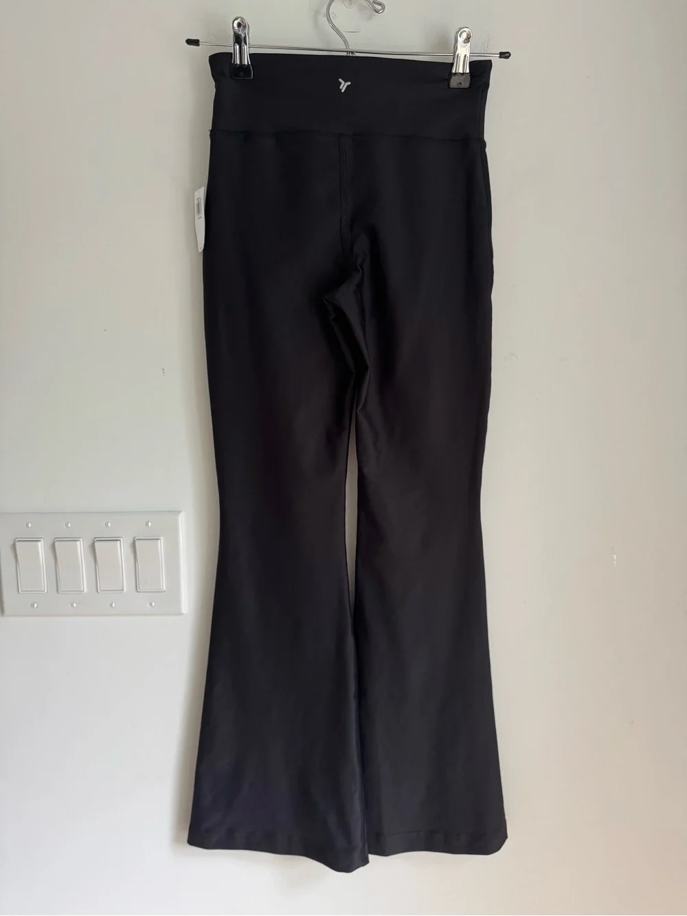 Old Navy High-Waisted PowerSoft Flare-Leg Performance Leggings girls Sz L NEW